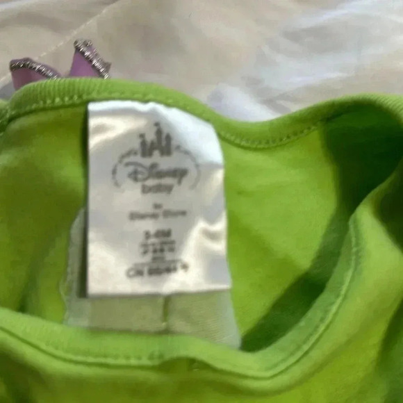 Disney Tinkerbell outfit green/purple 3-6M - Picture 3 of 6